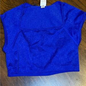 Gymshark Electric Blue Crop Top